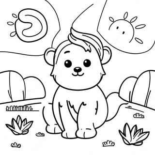 Night Time Coloring Page 53708-44763