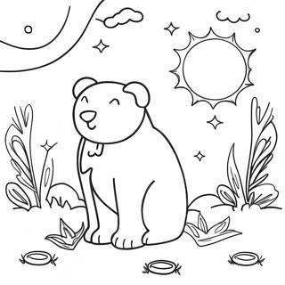 Night Time Coloring Page 53708-44764