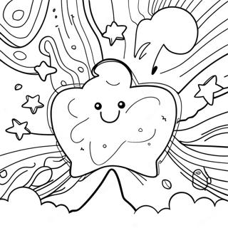 Starry Sky Coloring Page 53709-44765