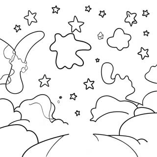 Starry Sky Coloring Page 53709-44767