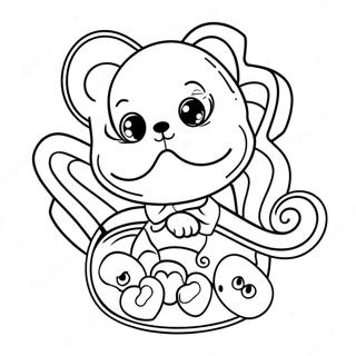 Candy Lisa Frank Coloring Page 53718-44778