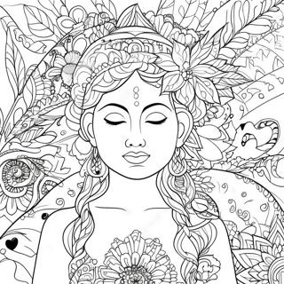 Mindfulness Art Therapy Coloring Page 53758-44808