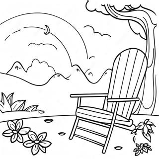 Relaxing Nature Scenes Mindfulness Coloring Page 53759-44803