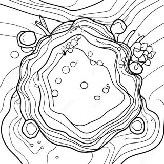 Geode Coloring Pages