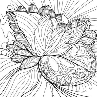 Sparkling Geode Coloring Page 53789-44831