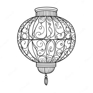 Chinese Lantern Coloring Page 53798-44842