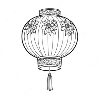 Chinese Lantern Coloring Page 53798-44843