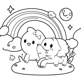 Rainbow Friends Lookie Coloring Page 53818-44845