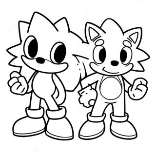 Sonic And Mario Coloring Pages