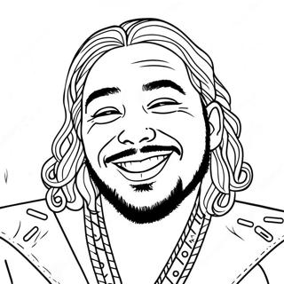 Post Malone Coloring Page 53838-44863