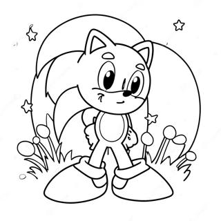 Sonic Easter Coloring Pages