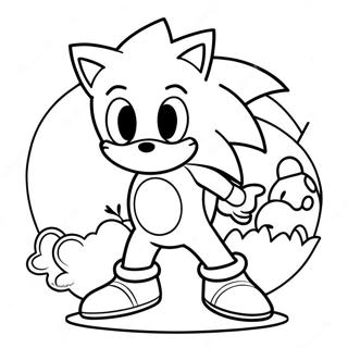 Sonic Easter Coloring Page 53848-44876