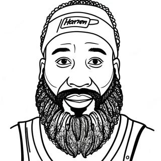 James Harden Coloring Page 53898-44910