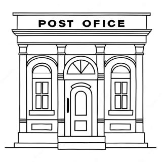 Post Office Coloring Page 53908-44926