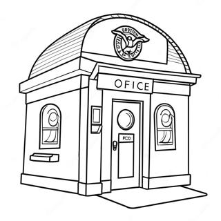 Post Office Coloring Page 53908-44927