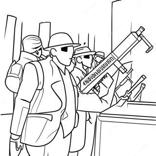 Valorant Agents In Action Coloring Page 54009-45007