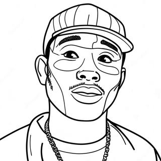 Frank Ocean Coloring Pages