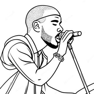 Frank Ocean Coloring Pages