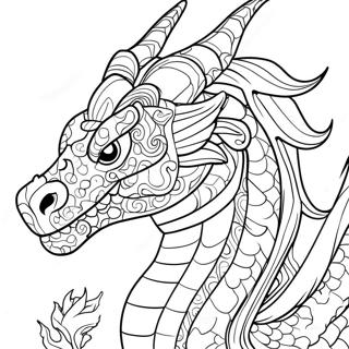 Dragon Head Coloring Page 54048-45051