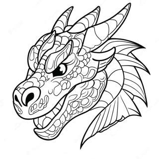 Dragon Head Coloring Page 54048-45052