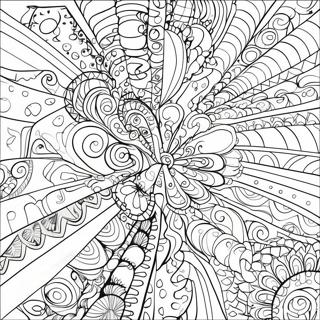 Neon Abstract Patterns Coloring Page 54079-45046