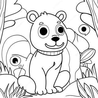 Neon Animals Coloring Page 54080-45054