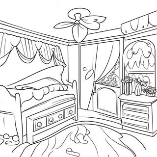 Barbie House Coloring Page 54089-45063