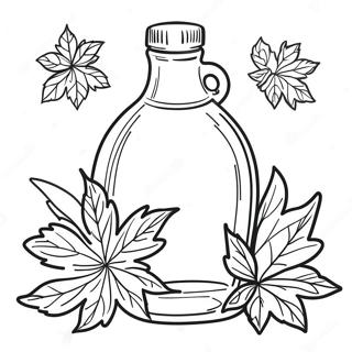 Maple Syrup Coloring Page 54099-45059