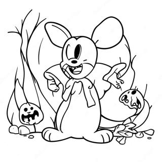 Disney Horror Art Coloring Page 54119-45083