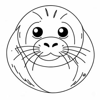 Seal Coloring Page 5412-4332