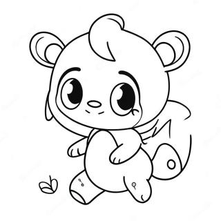 Cute Gangle Characters Coloring Page 54130-45098