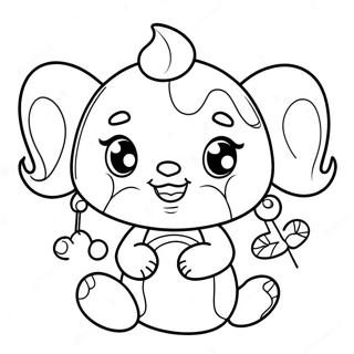 Cute Gangle Characters Coloring Page 54130-45099