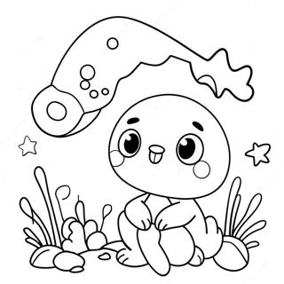 Cute Gangle Characters Coloring Page 54130-45100