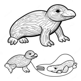 Platypus Coloring Page 54139-45095