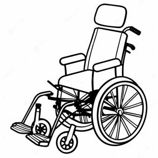 Wheelchair Coloring Page 54190-45135