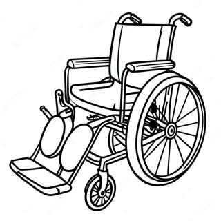 Wheelchair Coloring Page 54190-45136