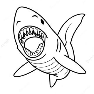 Shark Tooth Coloring Page 54210-45150