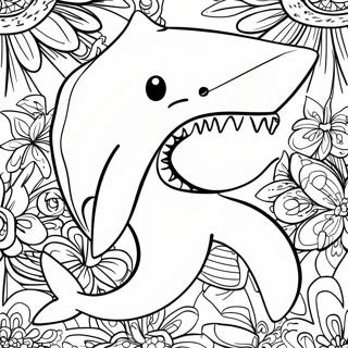 Shark Tooth Coloring Page 54210-45151