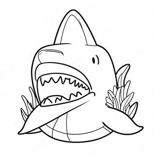 Giant Shark Tooth Coloring Page 54211-45147