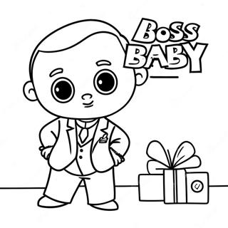 Boss Baby In A Suit Coloring Page 54241-45170