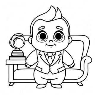 Boss Baby In A Suit Coloring Page 54241-45172