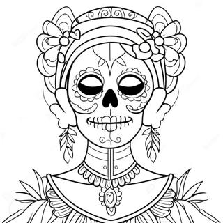 Catrina Coloring Page 54310-45218