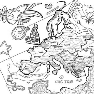 Map Coloring Page 5432-4346