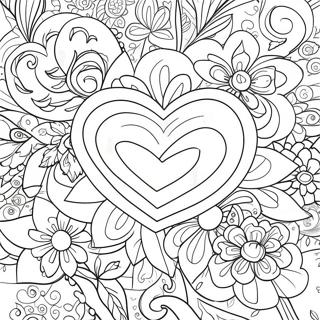 Gentle Heartfelt Sympathy Coloring Page 54331-45238