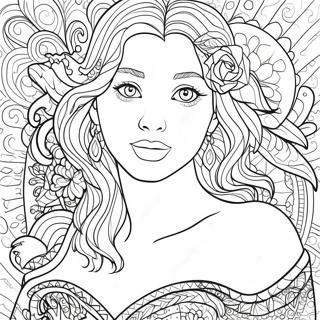 Te Amo Coloring Page 54340-45234