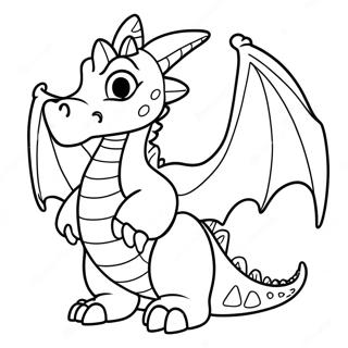 Anime Dragon Coloring Page 54360-45258