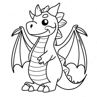 Anime Dragon Coloring Page 54360-45260