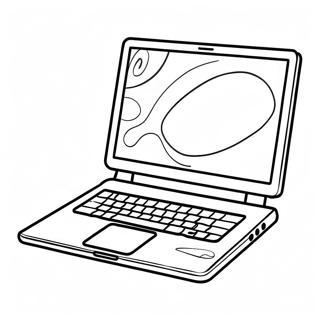 Laptop Coloring Page 54411-45294