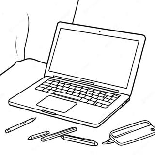 Laptop Coloring Page 54411-45295