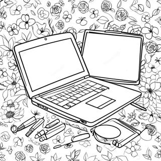 Laptop Coloring Page 54411-45296